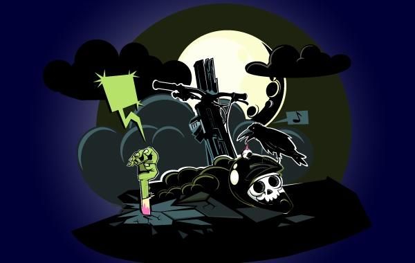 Zombie Que Sale De La Tierra Descargar Vector