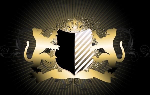 Creative Royal Heraldic Shield Creative Royal Heraldic Shield
