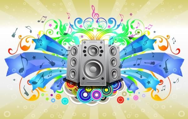 Regenbogen-musikalischer Fliegerplan Regenbogen-musikalischer Fliegerplan