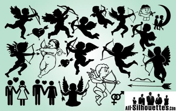 Cupid Pack Silhouette Cupid Pack Silhouette