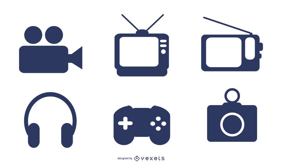 Home Appliance Silhouette Icon Set Home Appliance Silhouette Icon Set