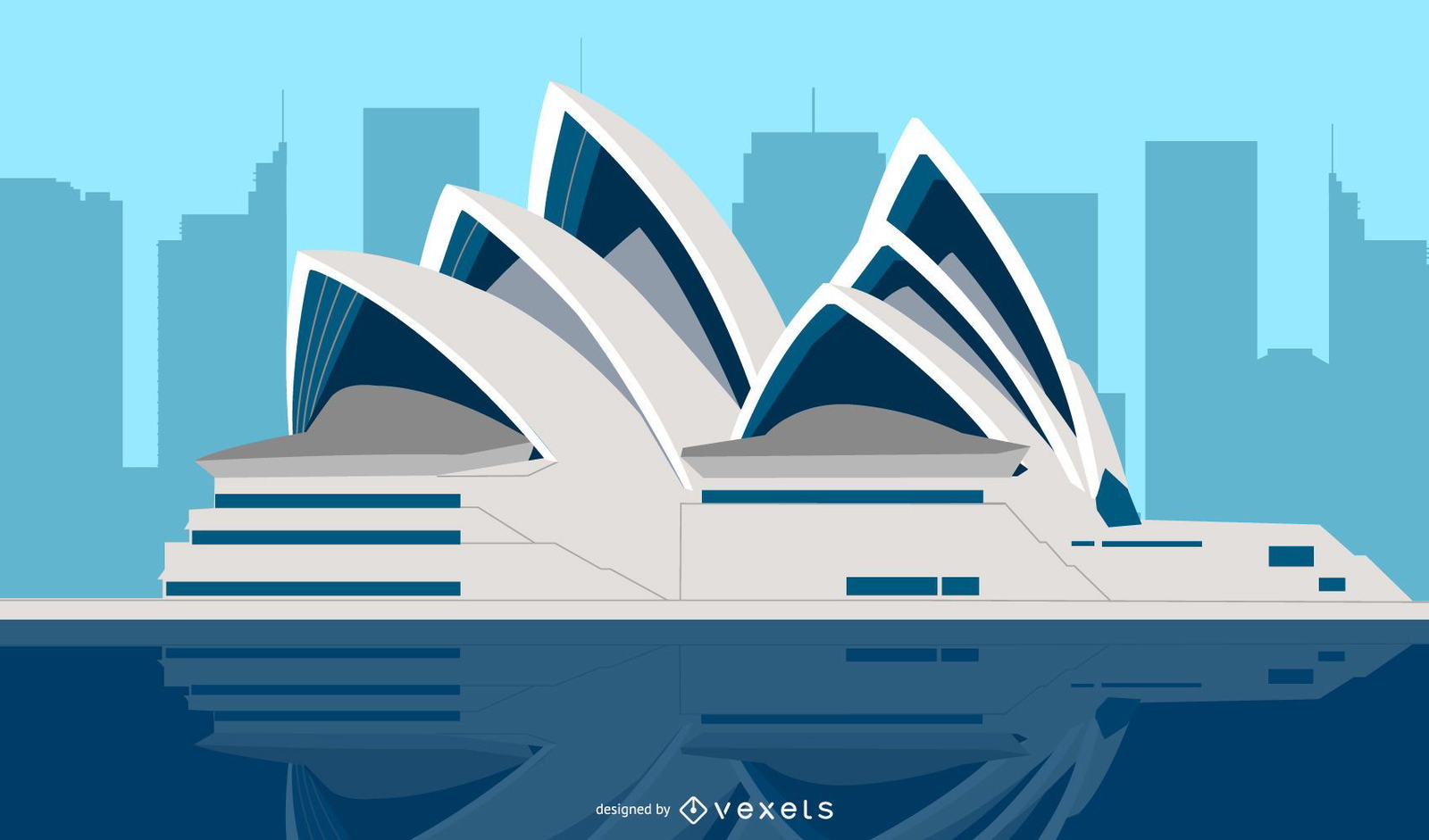 Vector de la ópera de Sydney