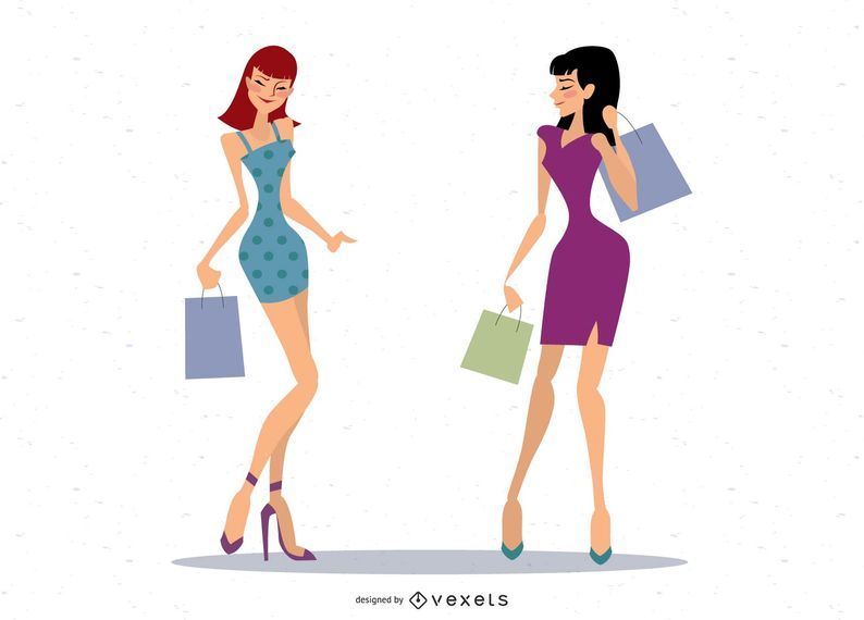 Fashion Girl Character Fashion Girl Character