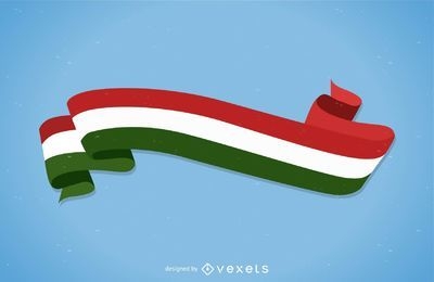 Kostenlose italienische Flagge Banner Vektor