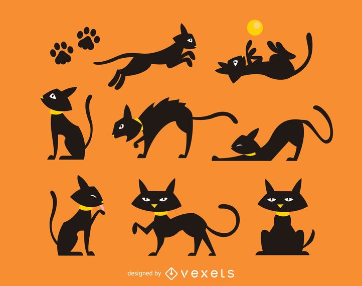 Gatos vectoriales gratis Gatos vectoriales gratis