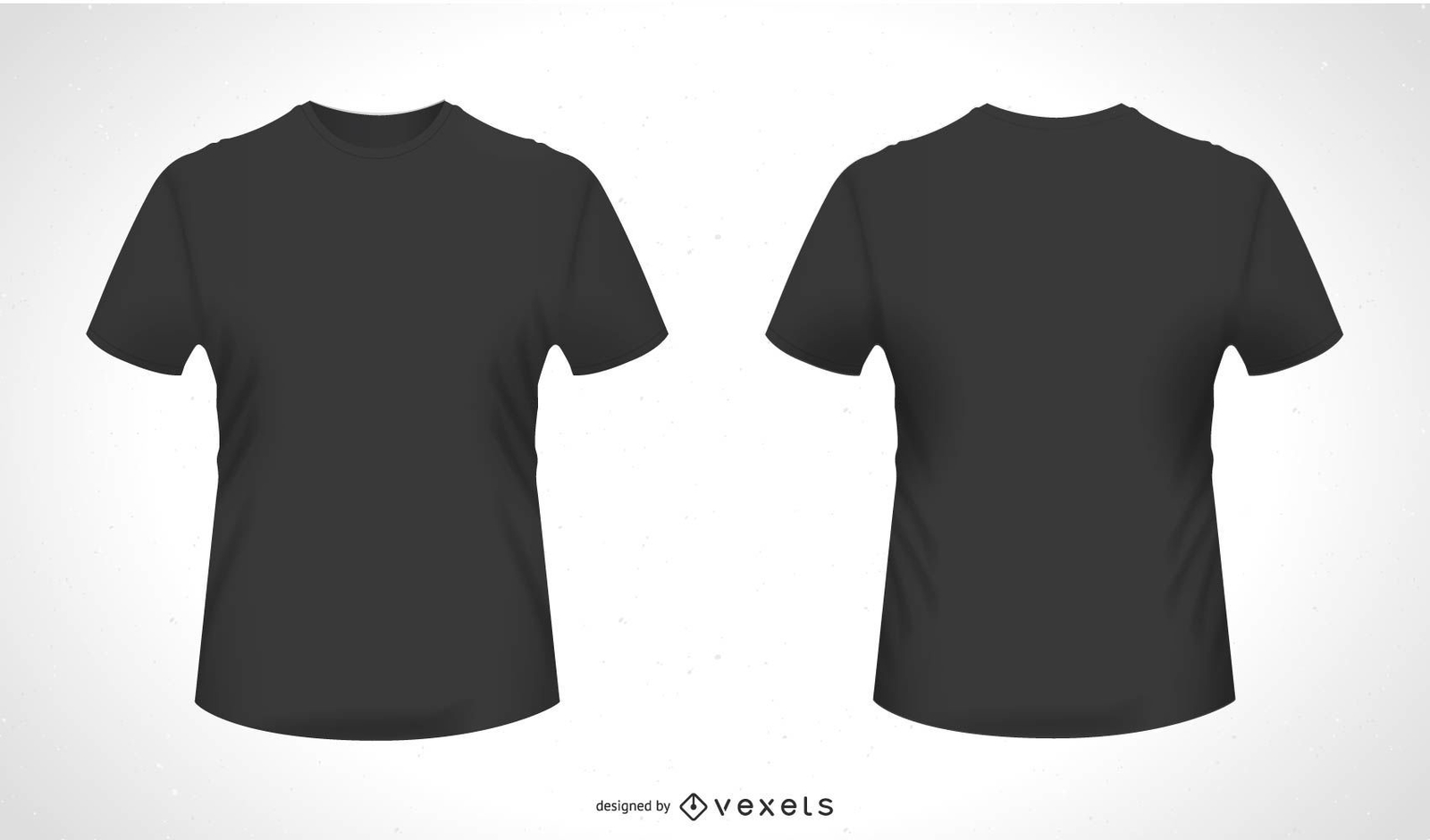 Front Back T-shirt Vector