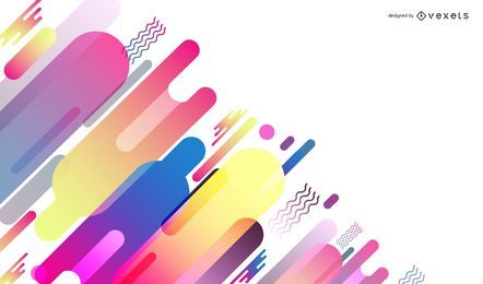 Vektor abstraktes Design bunte Hintergrundgrafik