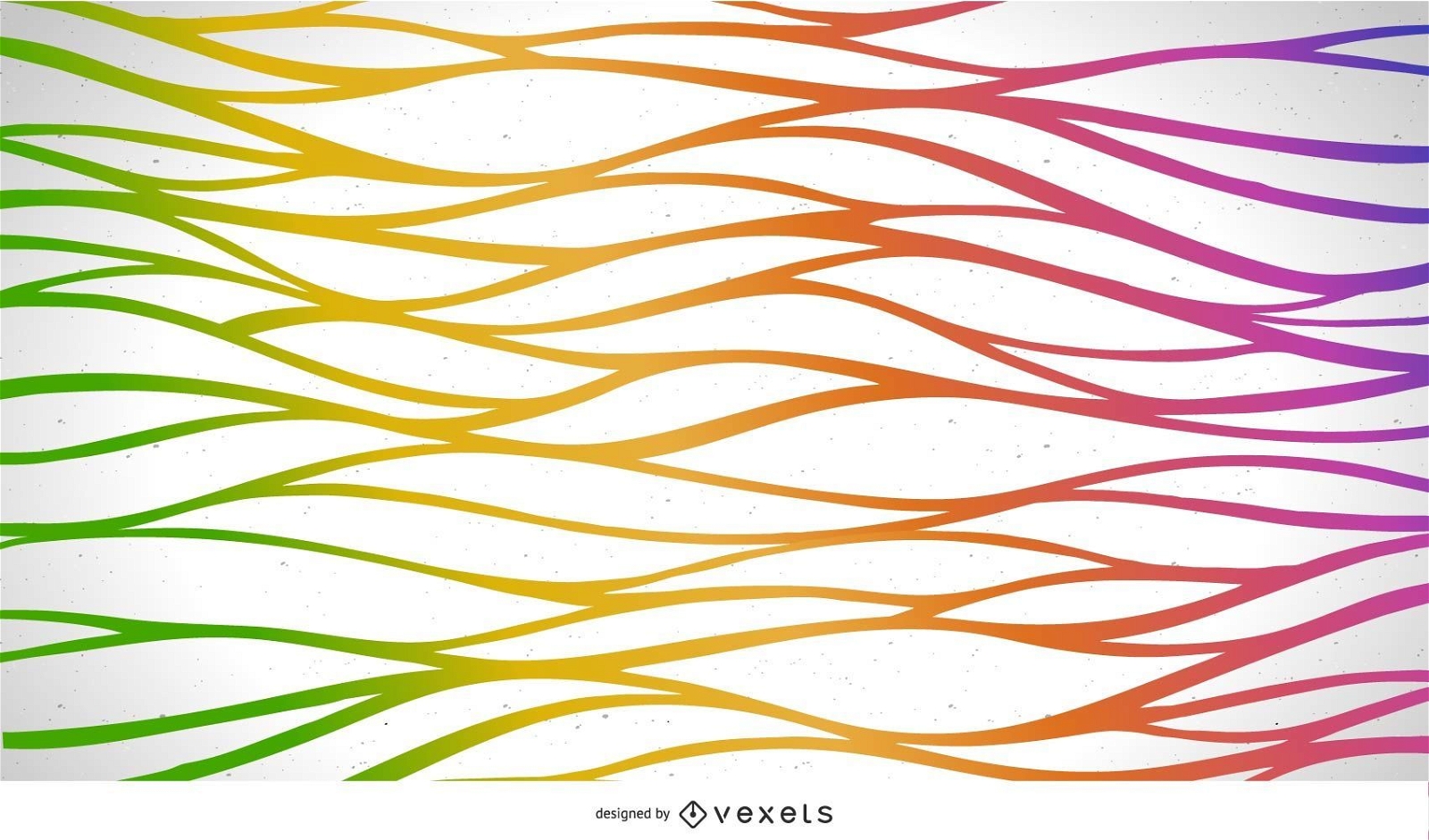 Colorful Wave Line Background Vector