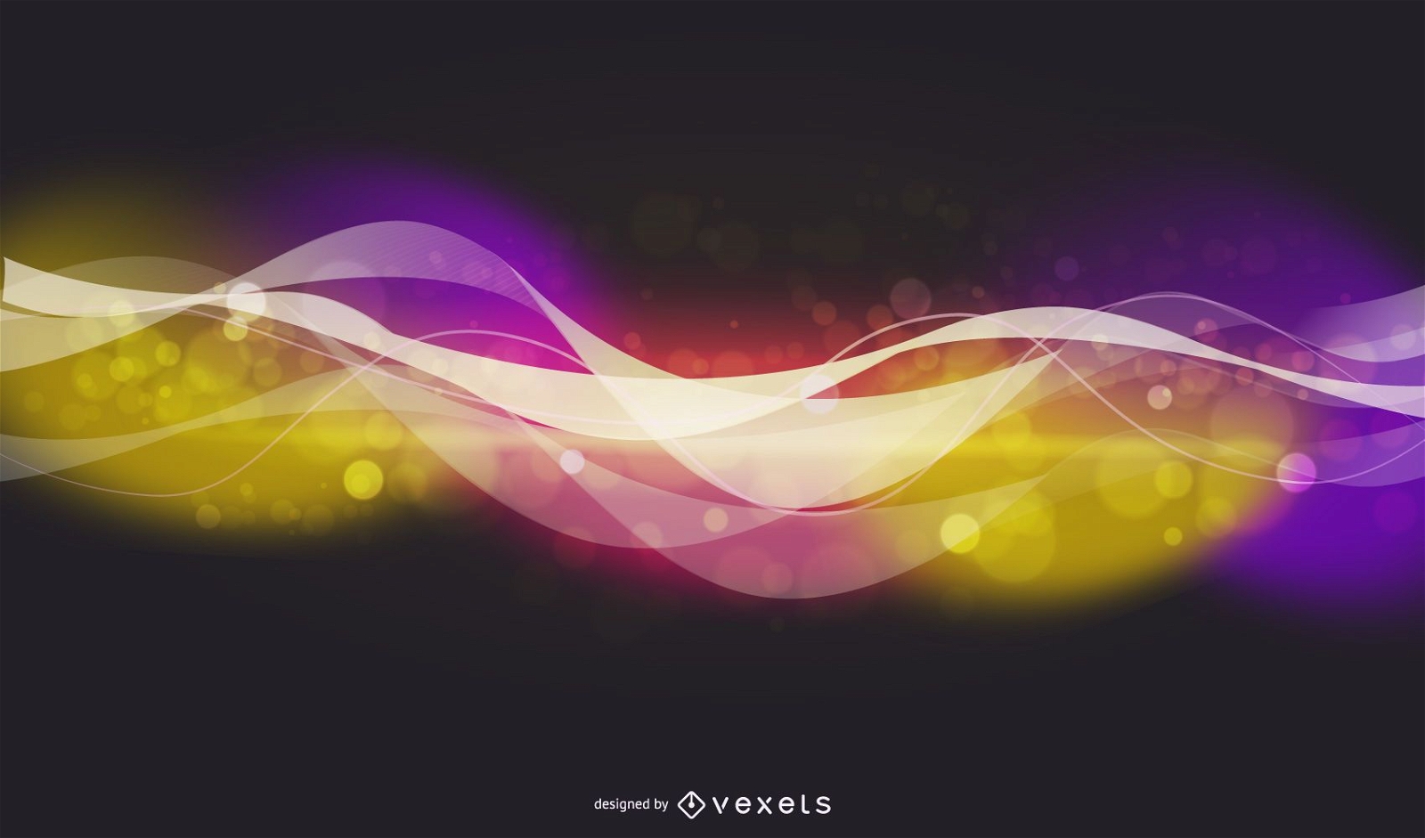 Abstract Glowing Lights Background