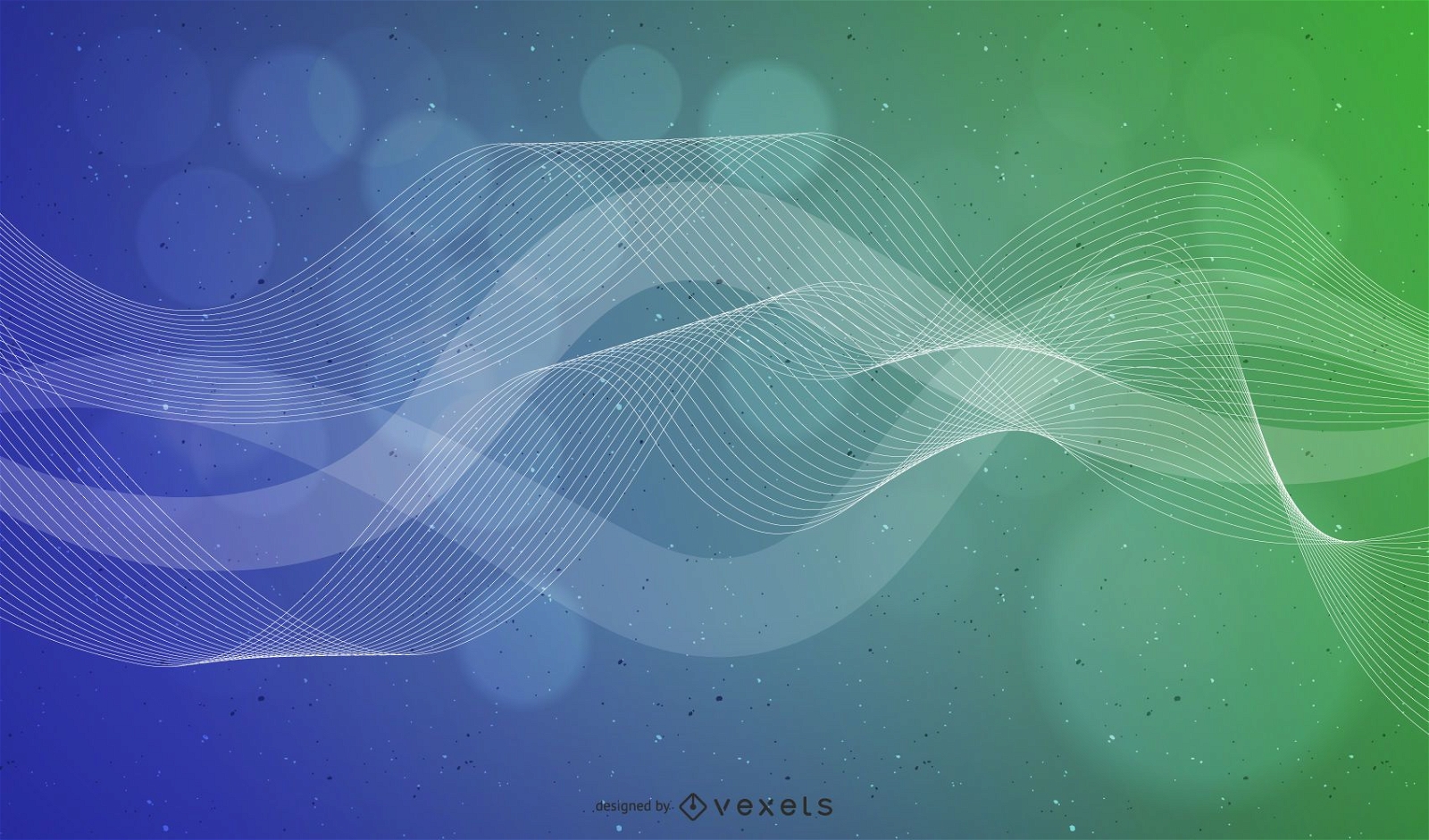 Color Wave Abstract Background Vector Graphic