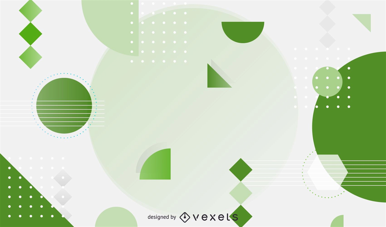 Abstract Green Background Design