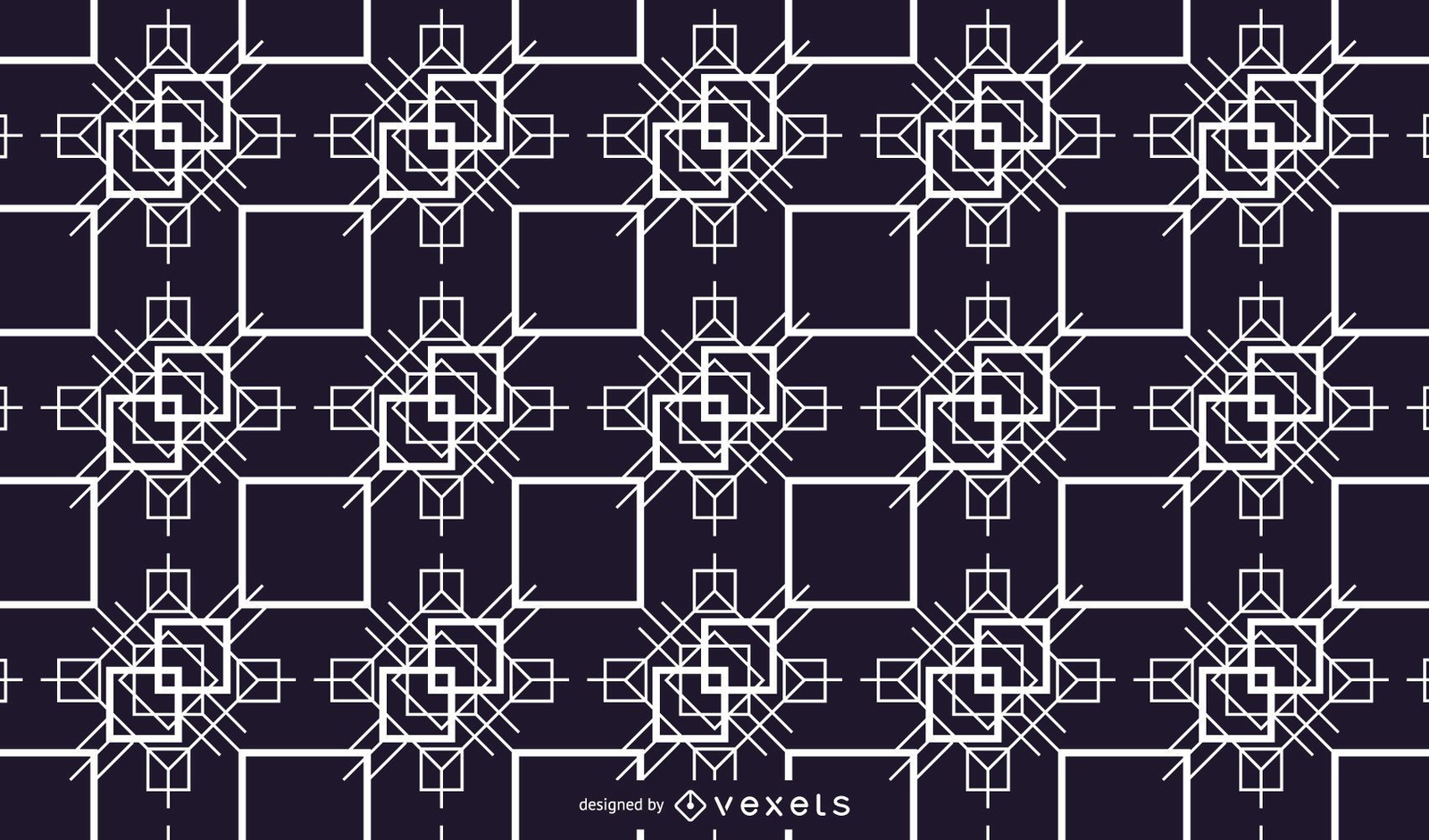 Abstraktes geometrisches quadratisches Muster