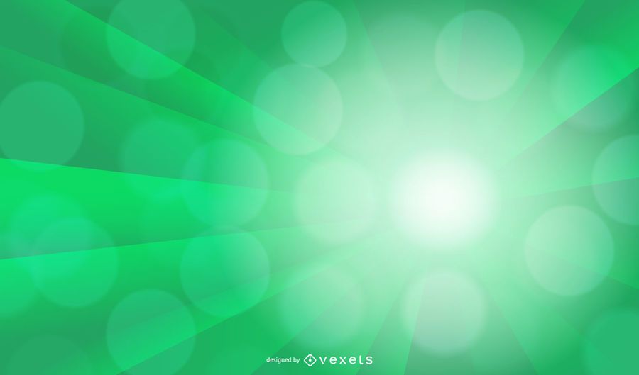 Green Ray Bokeh Light Background Design Green Ray Bokeh Light Background Design