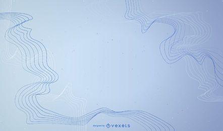 Abstrakter Hintergrund mit Linien in Blau