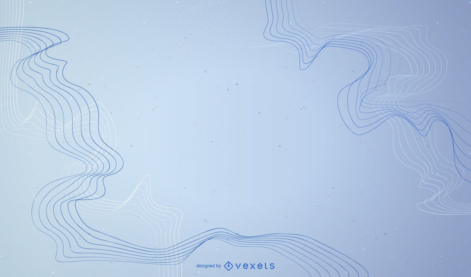 Abstrakter Hintergrund mit Linien in Blau