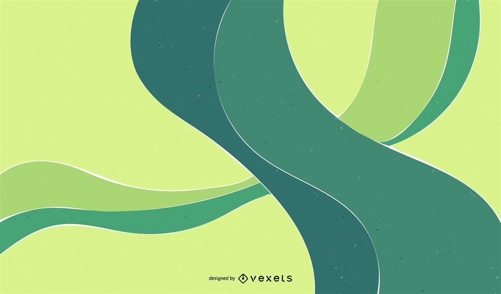 Grünes Hintergrundvektorgrafik des abstrakten Entwurfs
