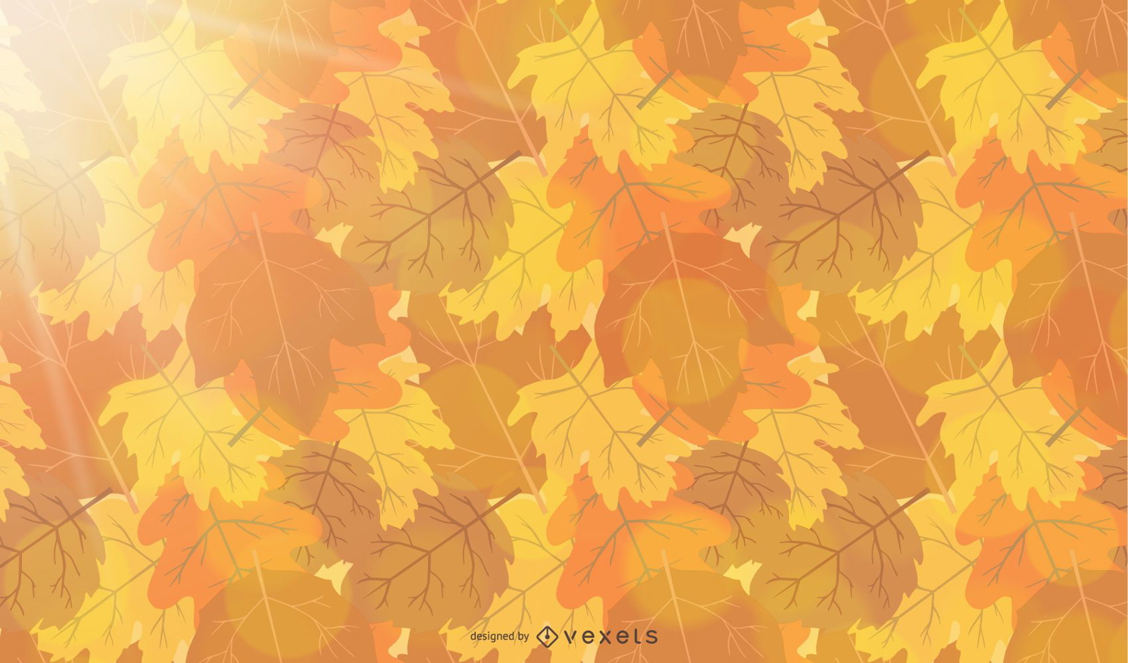 Abstrakter Herbstsonnenschein-Hintergrund