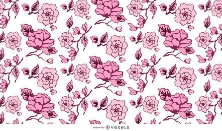 abstract floral pattern background 02 vector