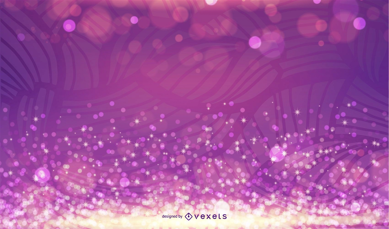 Amazing Abstract Glowing Vector Background