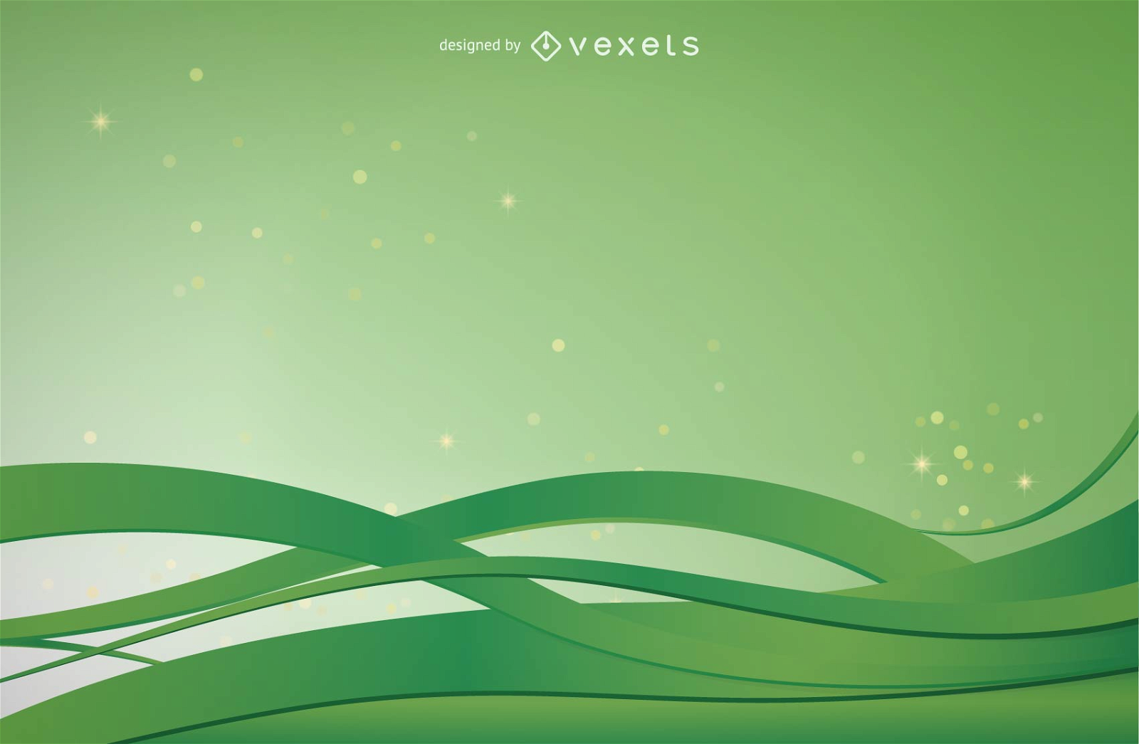 Abstrakte grüne Hintergrund-Design-Vektor-Illustration