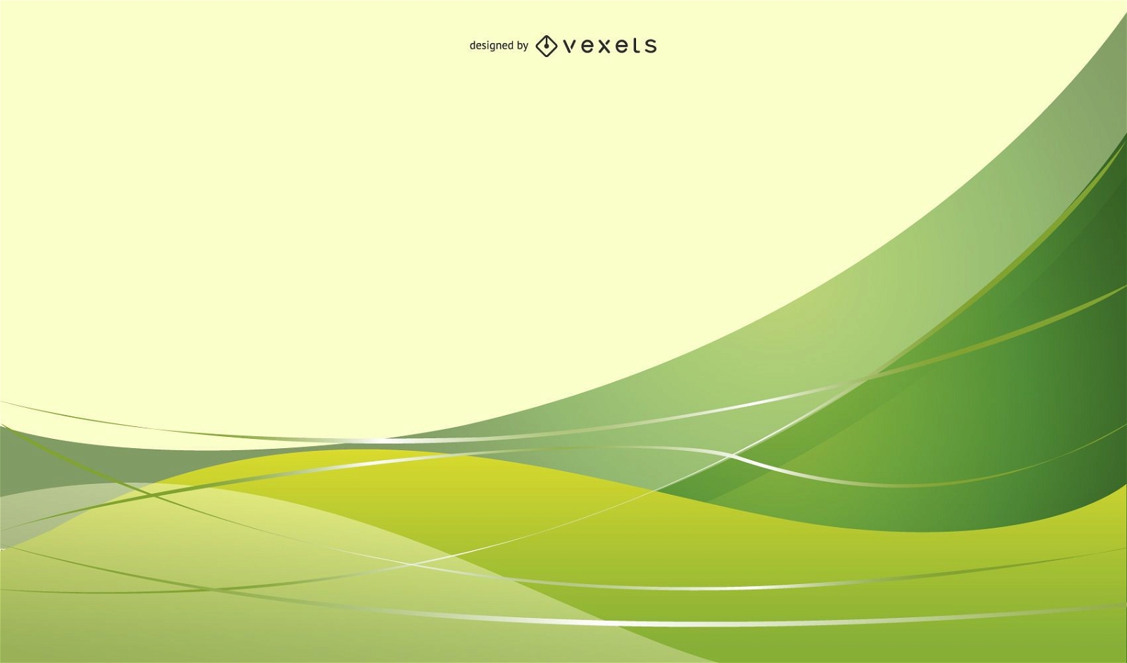 Vector Illustration Abstract Green Background