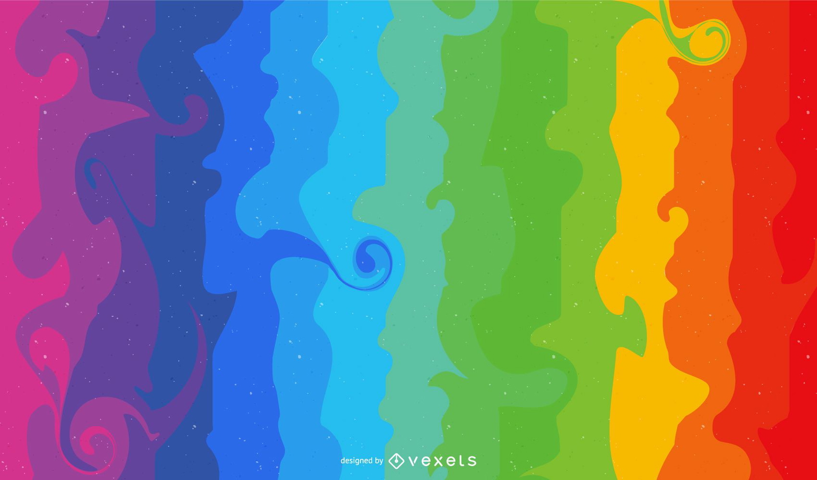 Fondo abstracto del vector del arco iris