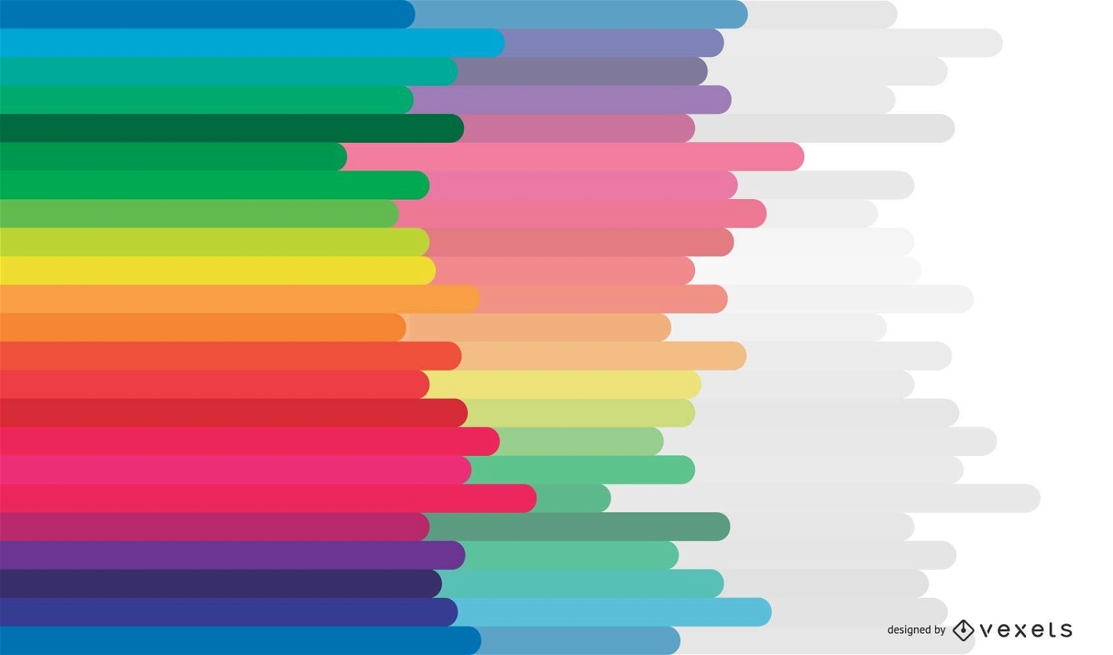 Kostenlose abstrakte bunte Regenbogen-Vektor-Hintergrund