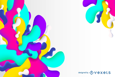 Abstract Design Colorful Background