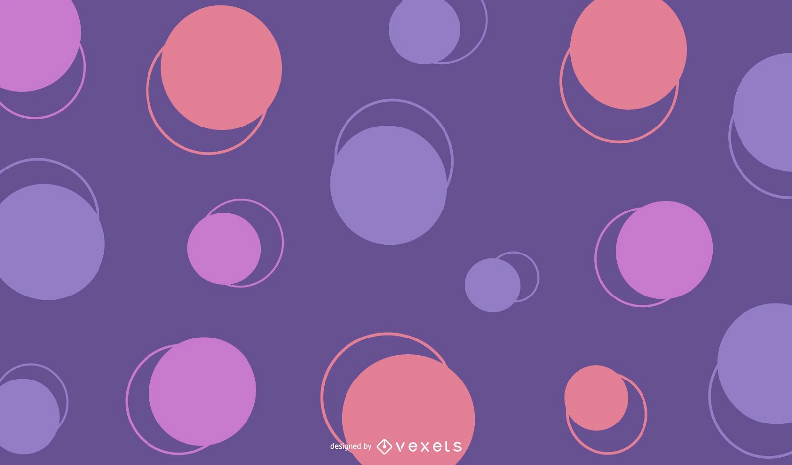 Abstract Colorful Circles Vector Illustration