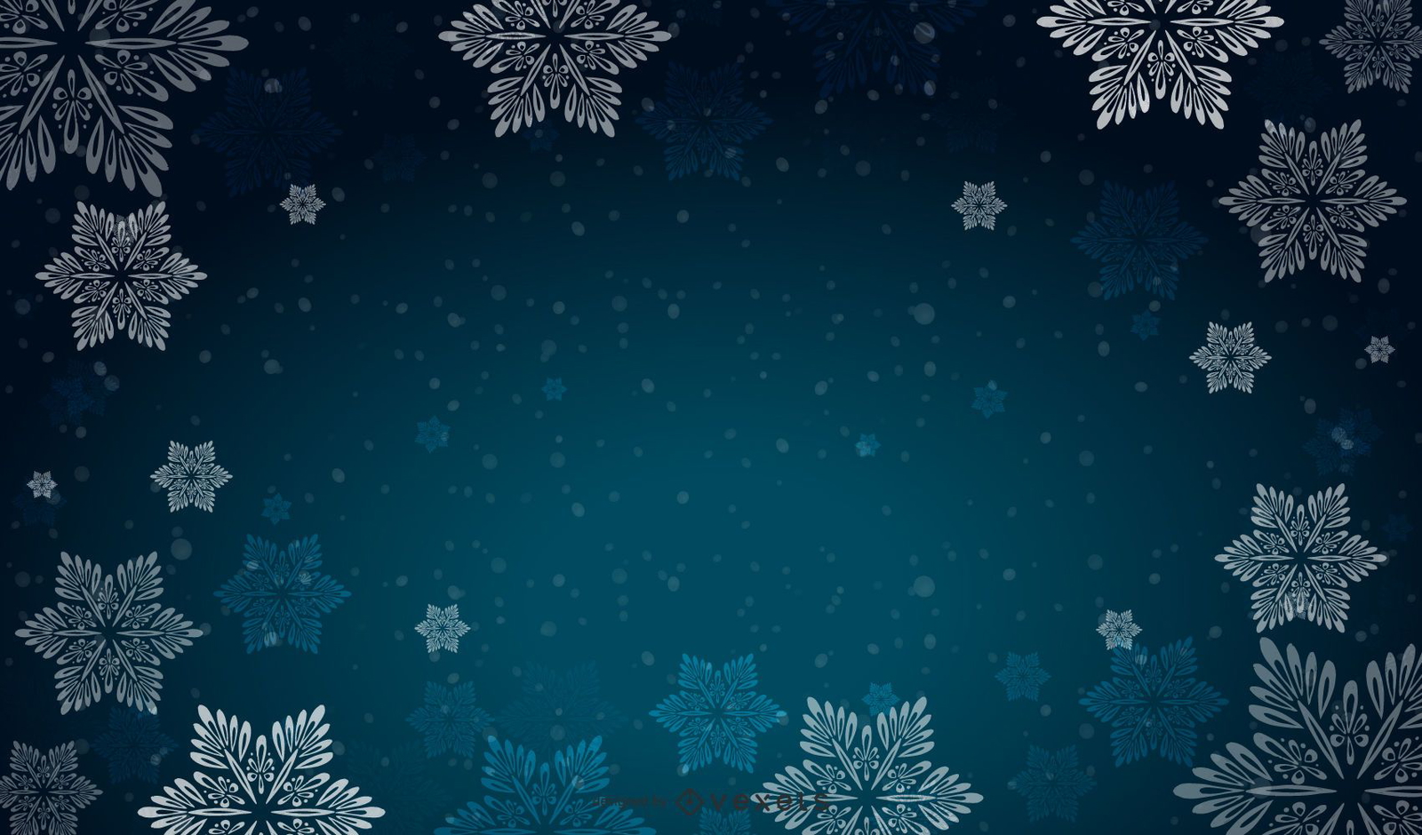 Background Vector Snow - Vector Download