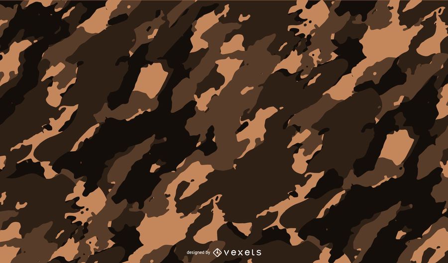 Brown Camouflage Background - Vector Download