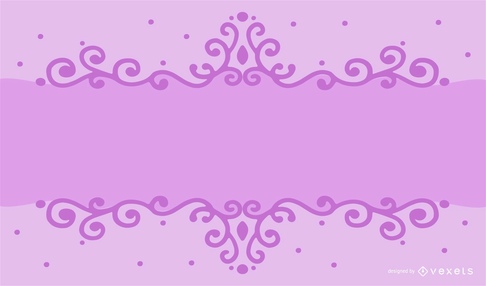 Banner de remolino colorido en azul naranja púrpura