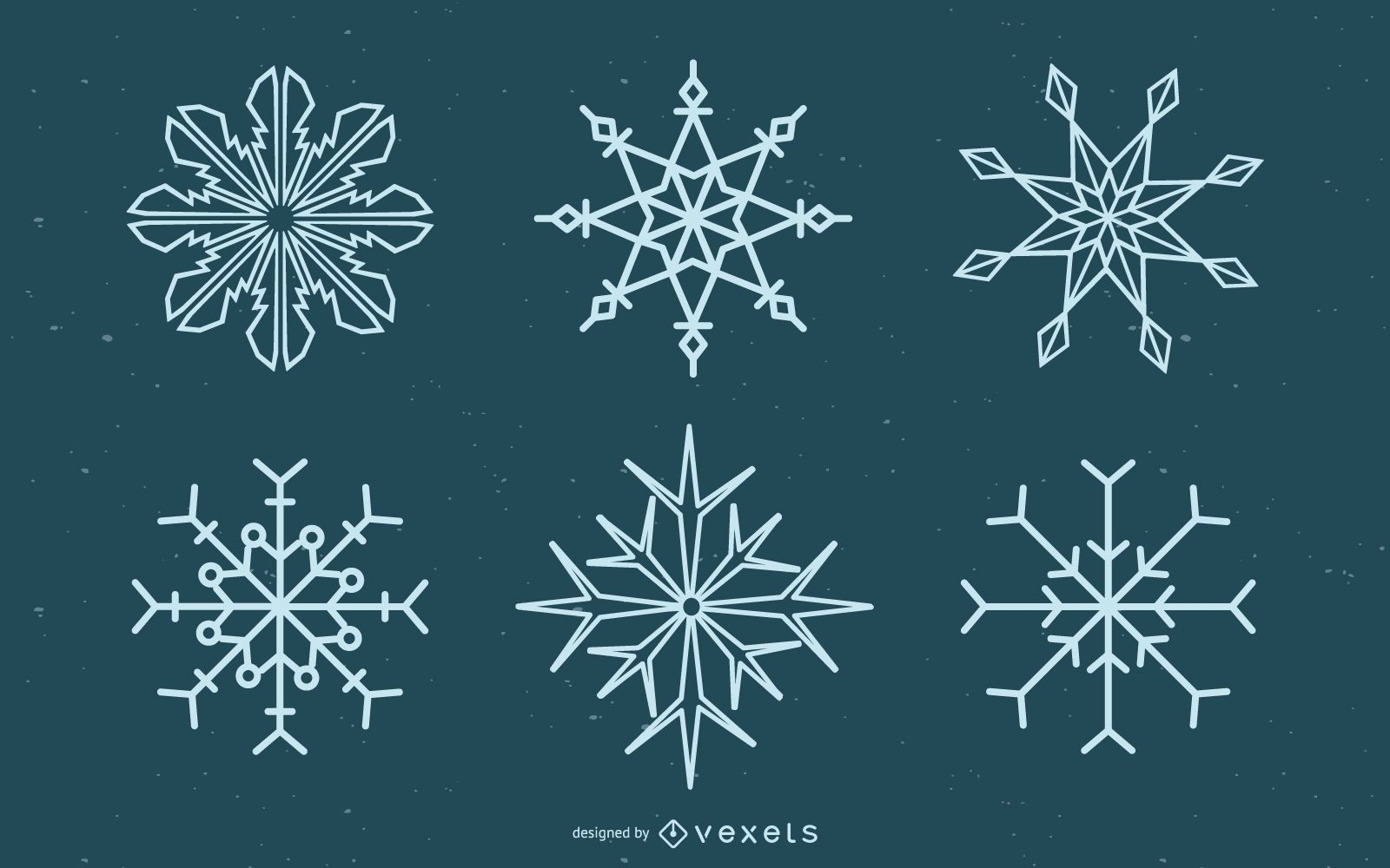 Snowflake Design Illustration Pack