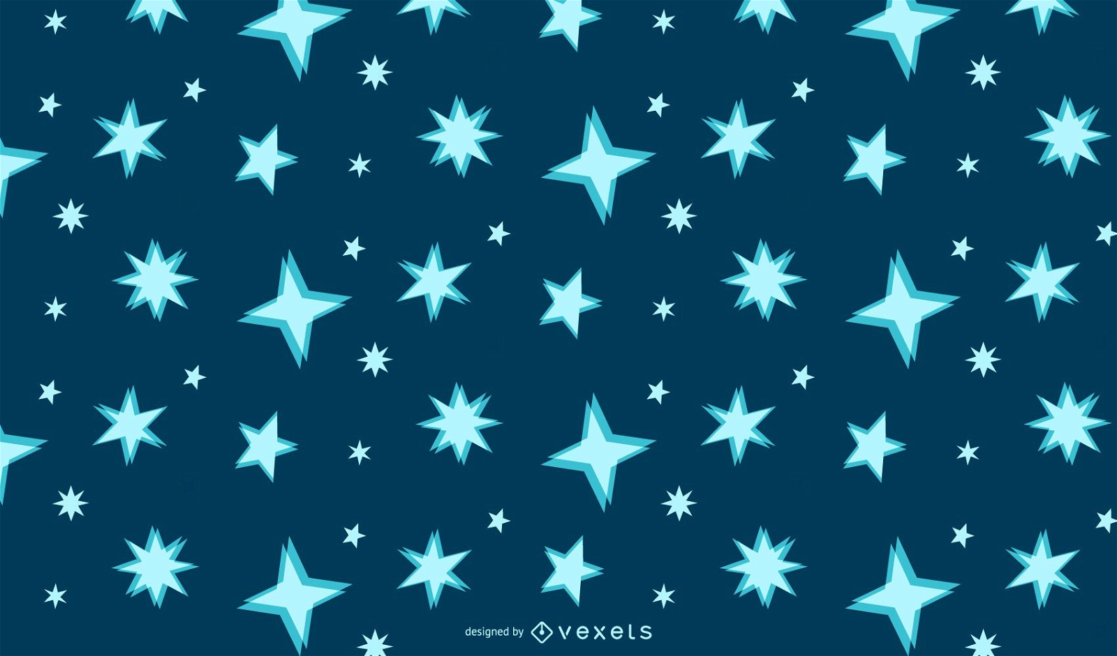 Abstract 3D Stars