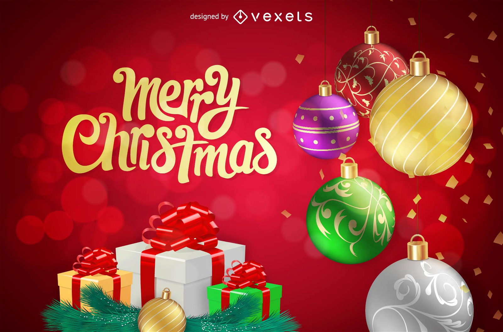 Christmas Vector Background 3