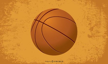 ilustración de baloncesto clásico