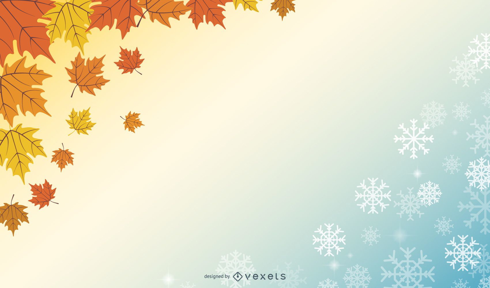 Beautiful autumn and winter design