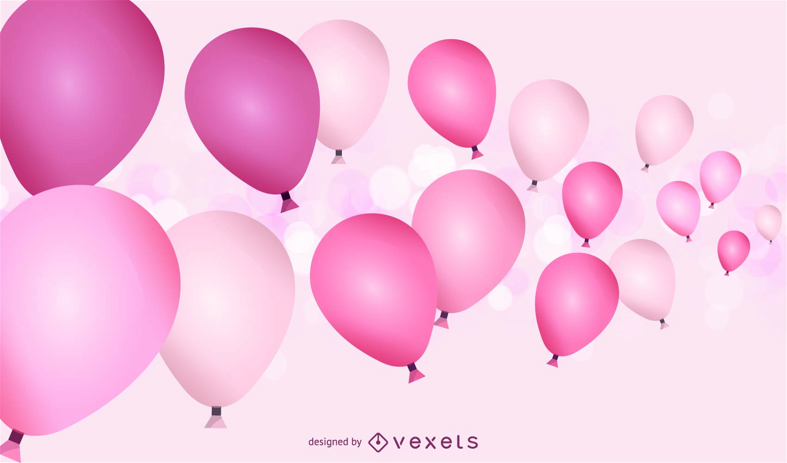 Rosa Partyballons
