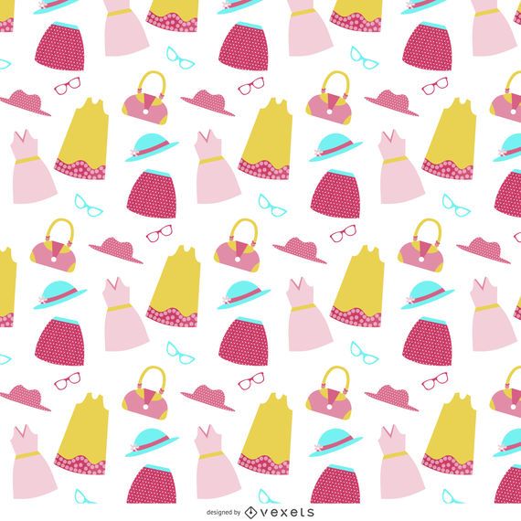 Clothing elements pattern Clothing elements pattern