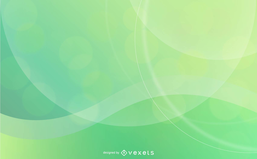 Abstract Background Design In Green And Yellow - Vector Download