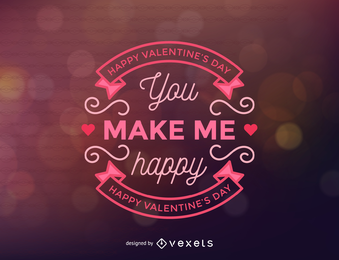 Fondo de etiquetas de San Valentín