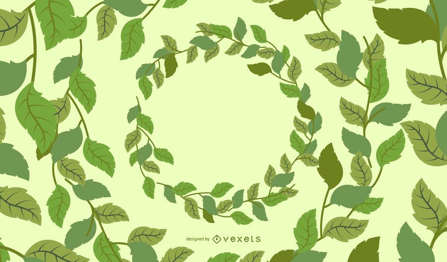 Green leaves string Green leaves string