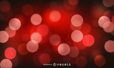 Red Shiny Bokeh Background