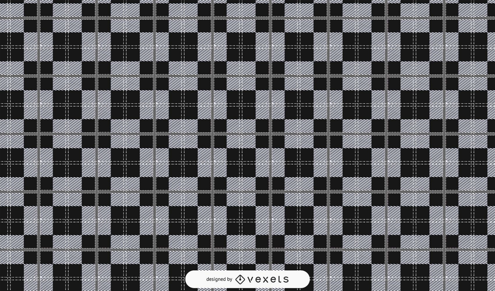 Black Checkered Tile