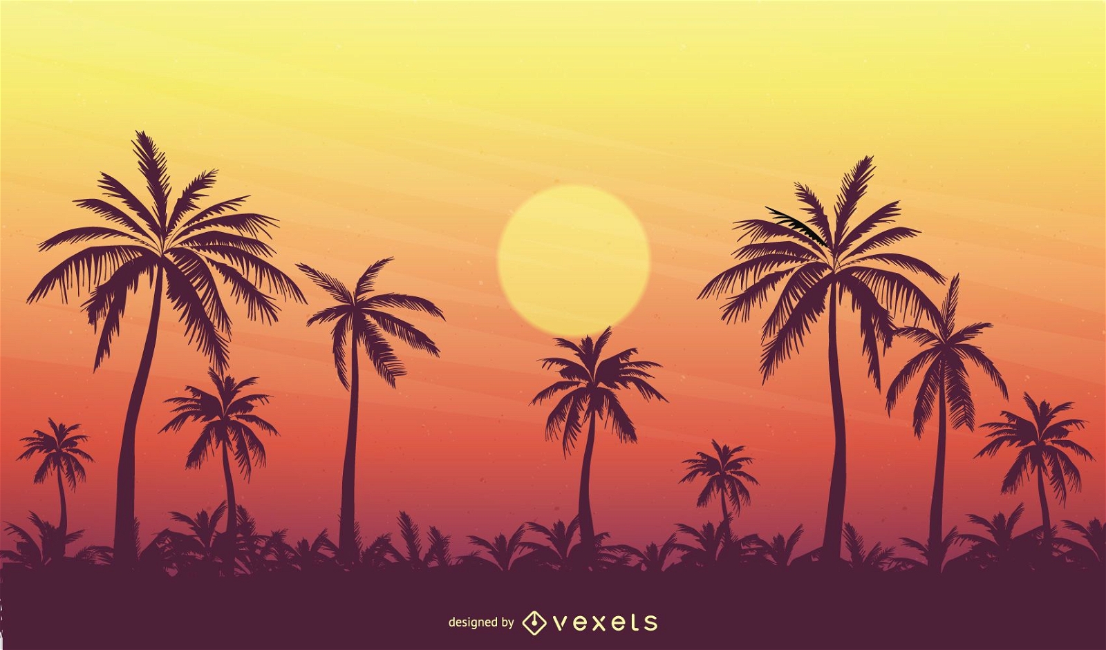 Tropisches Hintergrunddesign