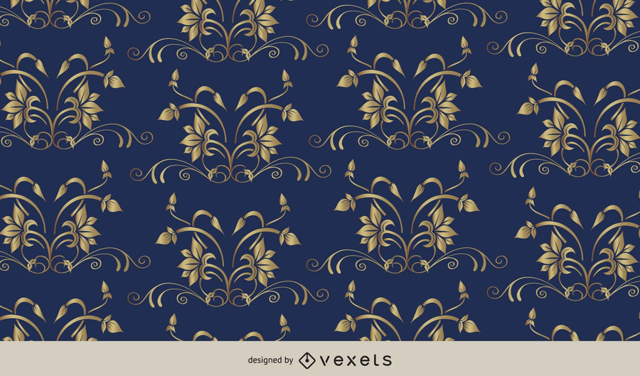 European Floral Pattern Background European Floral Pattern Background