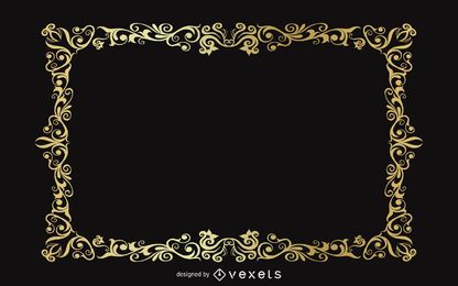 Vintage Gold verzierter Rahmen