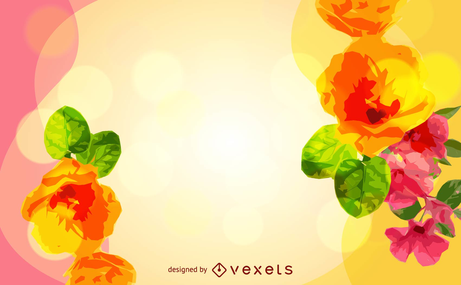 Pink orange flower backdrop Pink orange flower backdrop