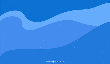 Fondo azul ondulado