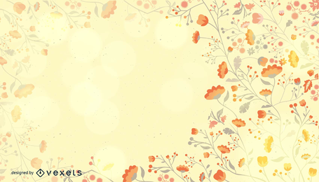 Fondo artístico floral